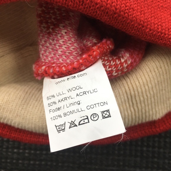 Ellte girls wool blend camo print winter beanie - Picture 5 of 6